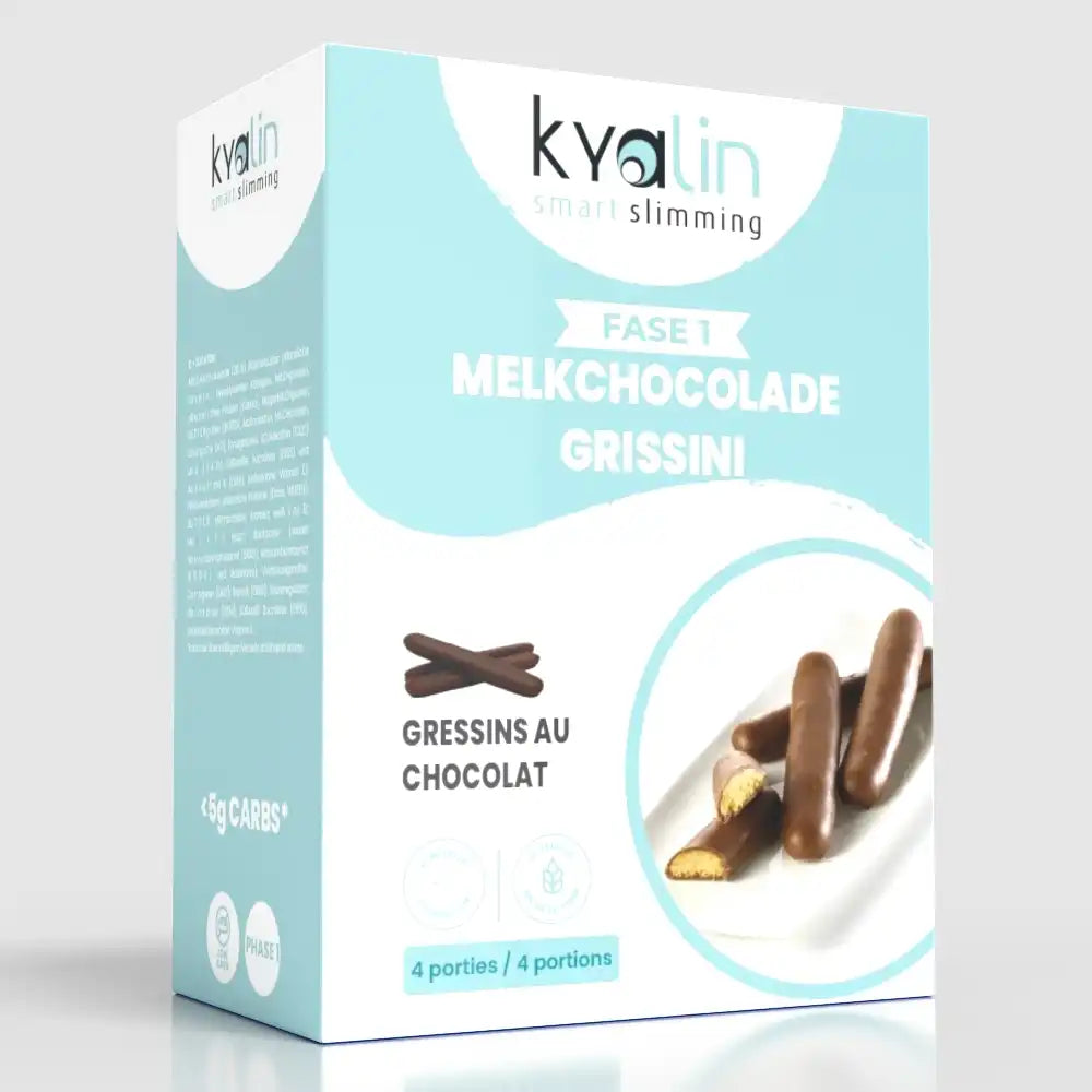 Chocolade grissini (4 porties)