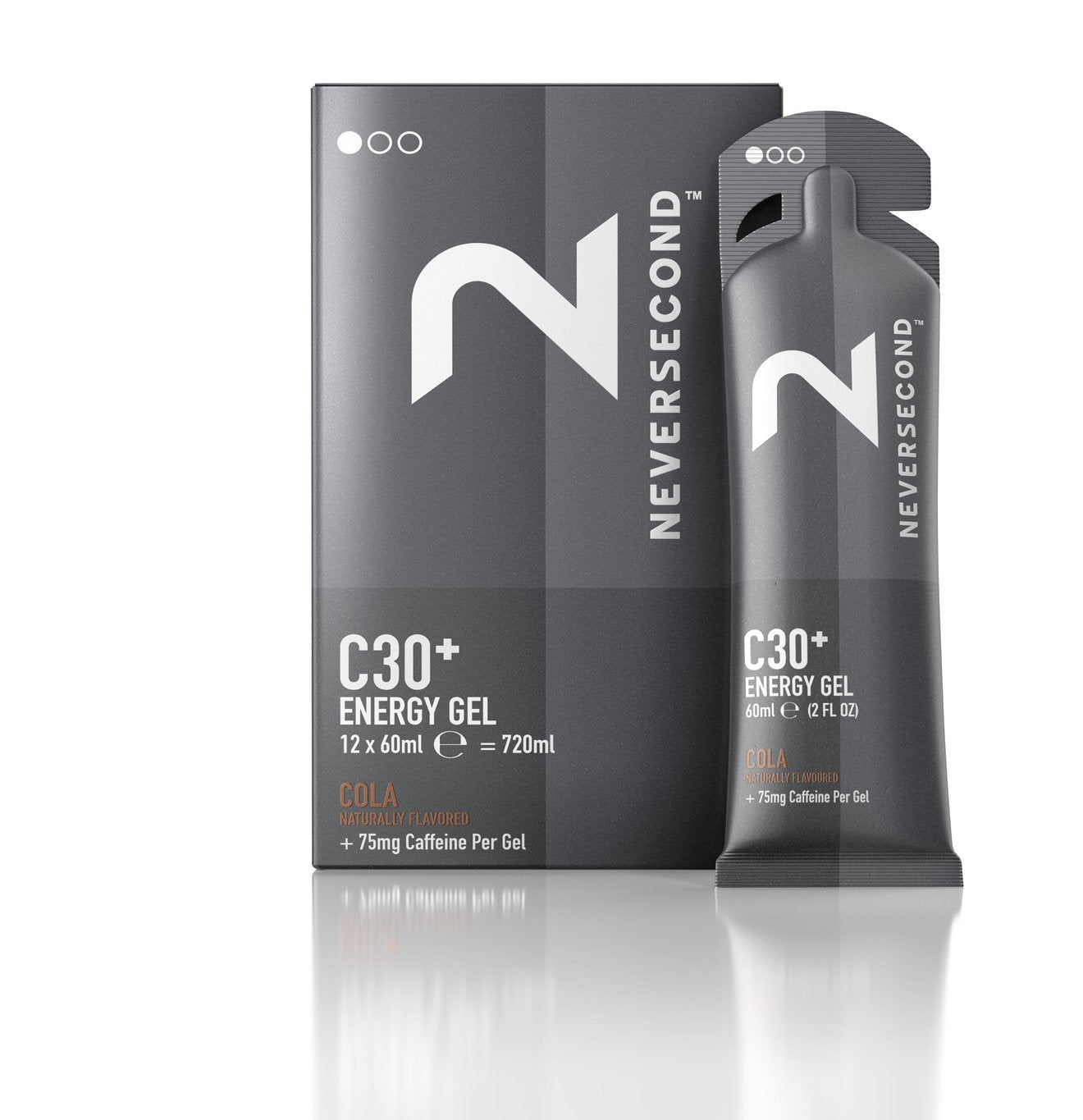NEVERSECOND C30+ espresso ENERGIEGEL box 12 stuks