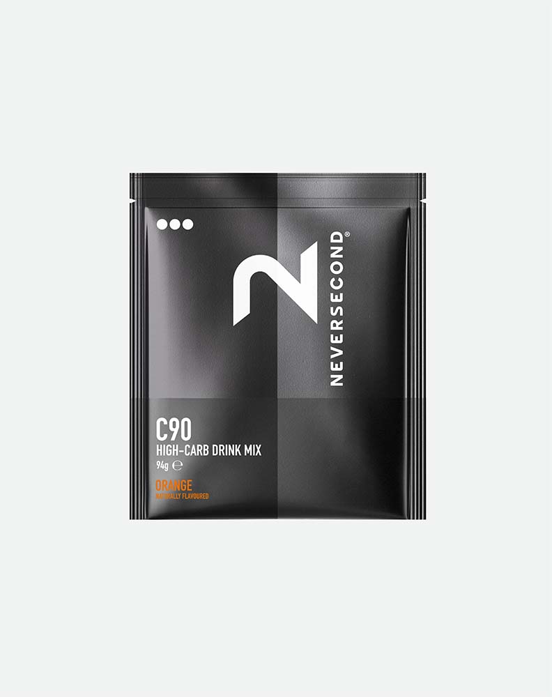 Neversecond  C90 High-Carb Drink Mix Orange (box 8 x 94g)