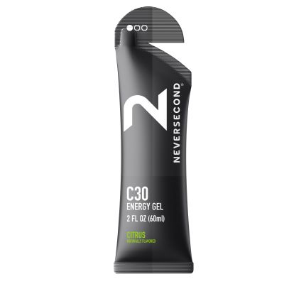 NEVER SECOND C30 ENERGIEGEL Citrus ( box 12 stuks)